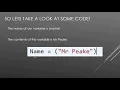 KS3 Computing Python - Variables part 1