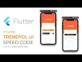 Flutter Trendyol Login UI Clone w Animations Speed Code
