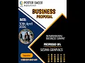 PosterMyWall Tutorial for a Business Proposal