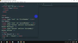 How to Calculate multiplication and division of two numbers in JavaScript
