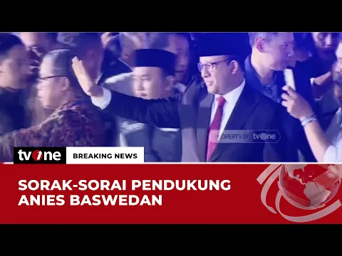 Merinding! Teriakan âAnies Presidenâ Menggema di Tennis Indoor Senayan