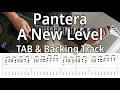 Download Lagu [TAB + Backing Track] Pantera - A New Level (440Hz D Standard)