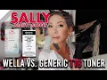 WELLA T18 vs GENERIC T18 Toner from Sally Beauty Supply