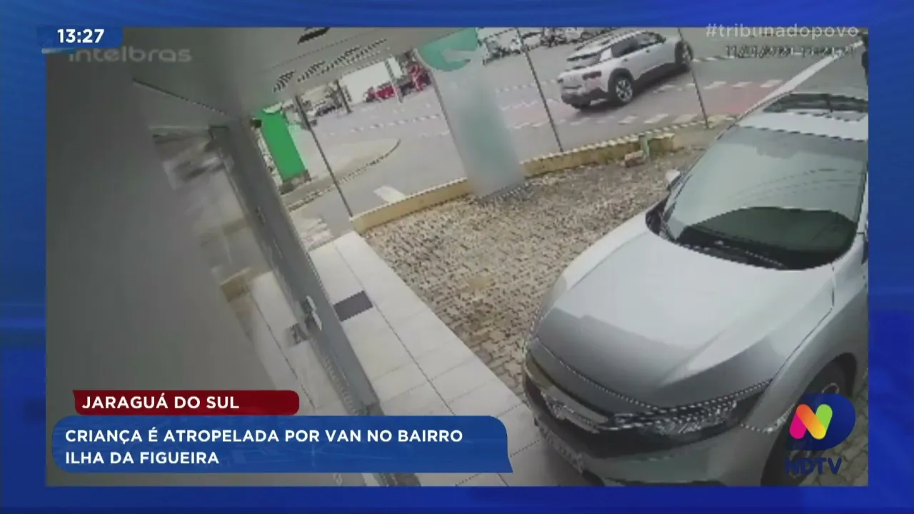 Jaraguá do Sul: criança é atropelada por van no bairro Ilha da Figueira