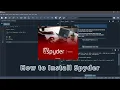 How to install Spyder 5 1 1 IDE for Python in Windows 10 Update 2021