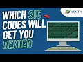 Which SIC Codes Will Get You Denied
