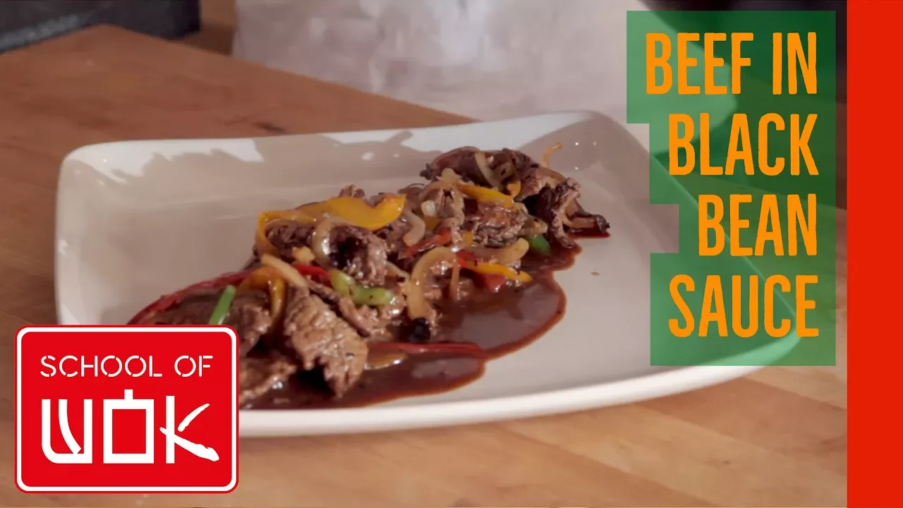 Beef with Green Pepper and Black Bean Sauce