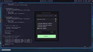 Modern GUI Password Generator In C using RayGui
