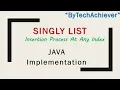 Java program to insertion node at any index in List