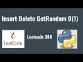Leetcode 380 Insert Delete GetRandom O 1