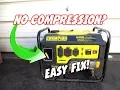 How To Fix A Generator With No Compression That Won t Start