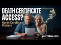 Who can get a death certificate for an estate NC