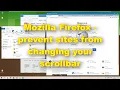 Mozilla Firefox - prevent sites like Youtube from changing your scrollbar