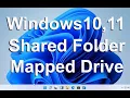 How to Configure a Shared Folder and Mapped Network Drive Windows 7 8 10 11