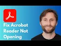 How to Fix Adobe Acrobat Reader Not Opening Full Guide 2026