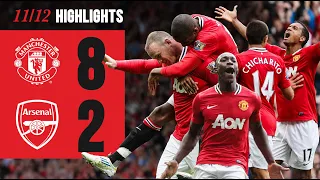 man utd 8 2 arsenal 2011 12 classics