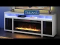 Tresanti Bennett LED TV Console with ClassicFlame Electric Fireplace