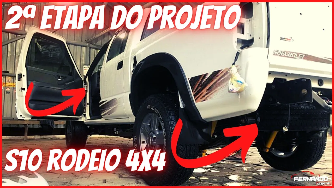 SEGUE O PROJETO S10 RODEIO MWM 2.8 DIESEL 4X4, SEGUNDA ETAPA.