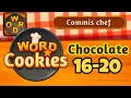 WORD COOKIES CHOCOLATE level 16 17 18 19 20