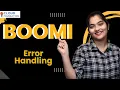 Boomi error handling Error handling in Boomi Boomi training Boomi CloudFoundation