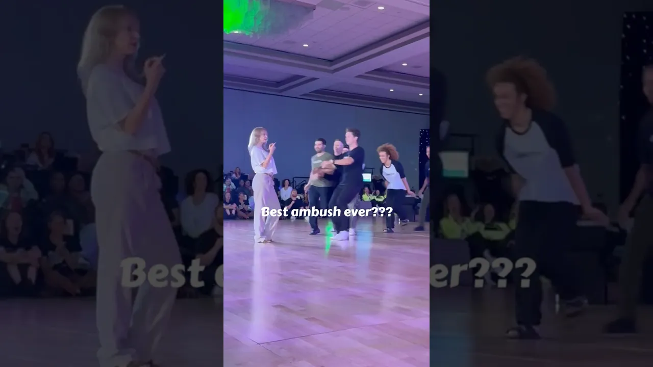 Best. Ambush. EVER. 😱🤣🤣 #improv #westcoastswing