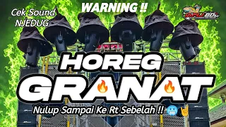 dj cek sound full bass 2026 nulup sampai rt sebelah versi horegg granat 