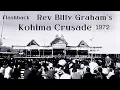 Lagu Terugblik op de Kohima-kruistocht van 1972 door dominee Billy Graham 1972