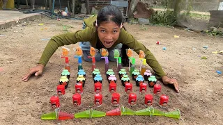 Part 454 Survival Skills SMART Ideas and USEFUL in Forest With Single Mom  Jungle Life