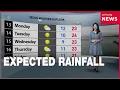 Weather Light rain lingering showers across Korea