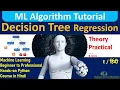 Decision Tree Regression Algorithm Explain with Project in Hindi Machine Learning Tutorial