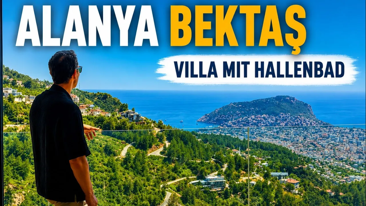 Sea-View 4+1 Villa in Alanya with sea view