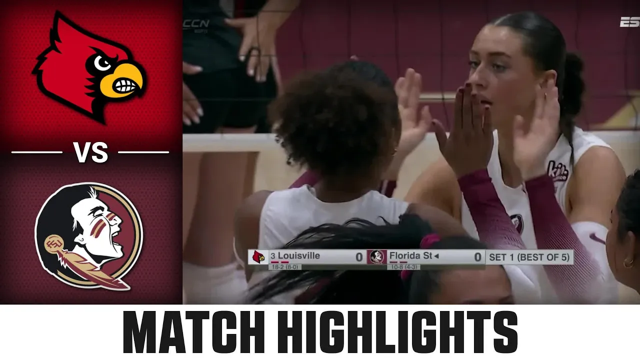 Louisville vs. Florida State Match Highlights | 2026 ACC Volleyball