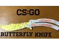 How to make a paper CS GO Butterfly knife