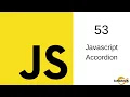 Javascript Tutorial in Hindi - 53 How to Create an Accordion with JavaScript A Step-by-Step Guide
