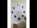 Phases of moon Moon model with oreo biscuits