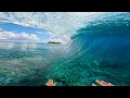 Download Lagu Secret Spot in the Remote Pacific Goes Perfect! - RAW POV SURFING