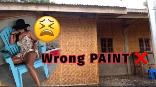 nag attend kame ng kasal house update we bought the wrong paint morena kaye u0026 family