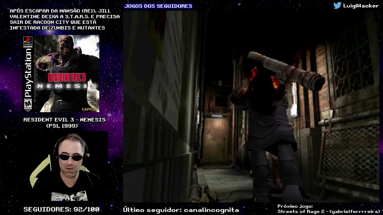 Resident Evil 3 (PS1) - 4° Dia parte 2 (Jogos dos Seguidores)