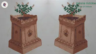 thulasi maadam thulasi pot tulsi pot tulsi plant free hand rangoli kolam muggulu
