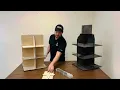 4-Sided Multi Bin Rotating Display Stand - Great for Snacks Candy Produce