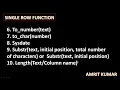 CHR NUMBER FUNCTION USED IN ORACLE BY MR AMRIT KUMAR