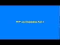 PHP and DataTable Part 1