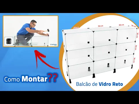 Download MP3 Como Montar Balcão de Vidro Reto - Explicação Passo a Passo