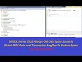 MS SQL Server 2019 Always-ON Disk Space Scenario Shrink MDF Data and Logfiles to Reduce Space
