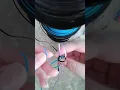 How to make the twisted triangle with boondoggle tutorial