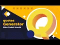Quote s Generator in Reactjs