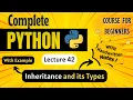 Inheritance and Its Types Python for Beginners Lecture 42