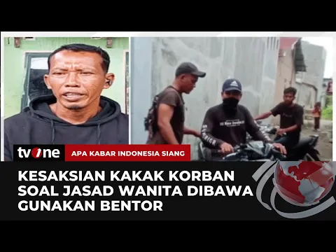 Misteri Jasad Wanita di Deli Serdang Dibawa 2 Pria Pakai Bentor