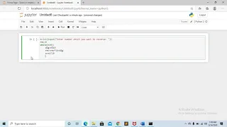 Python Program to Reverse a Given Number
