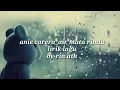 anie carera- air mata rindu (lirik lagu)